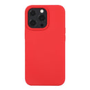 Liquid Silicone Phone Case For iPhone 14 Pro (Carmine Red)