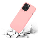 Liquid Silicone Phone Case For iPhone 14 Pro (Sand Pink)