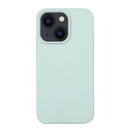 For iPhone 14 Plus Liquid Silicone Phone Case (Emerald Green)