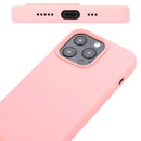 For iPhone 14 Plus Liquid Silicone Phone Case (Lavender Grey)