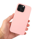 For iPhone 14 Plus Liquid Silicone Phone Case (Carmine Red)