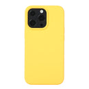 Liquid Silicone Phone Case For iPhone 14 Pro Max (Yellow)
