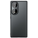 For Honor 70 Four-corner Shockproof TPU + PC Phone Case(Black)