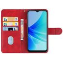 For OPPO A57 4G Leather Phone Case(Red)