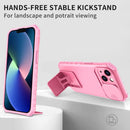 For OPPO Realme C35 Stereoscopic Holder Sliding Camshield Phone Case(Pink)