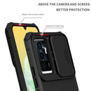 For vivo V23e / S10e 5G Stereoscopic Holder Sliding Camshield Phone Case(Black)