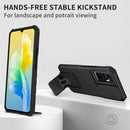 For vivo V23e / S10e 5G Stereoscopic Holder Sliding Camshield Phone Case(Black)