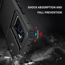 For vivo V23e / S10e 5G Stereoscopic Holder Sliding Camshield Phone Case(Black)