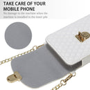 Chain Crossbody PU Shoulder Phone Bag(Wine)