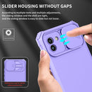 For Samsung Galaxy A03 166mm Stereoscopic Holder Sliding Camshield Phone Case(Purple)