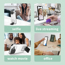 For Samsung Galaxy A53 5G Stereoscopic Holder Sliding Camshield Phone Case(White)