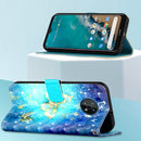 For Nokia G50 3D Painting Horizontal Flip Leather Case(Golden Butterfly)