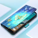 For Nokia G50 3D Painting Horizontal Flip Leather Case(Golden Butterfly)