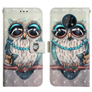 For Nokia G50 3D Painting Horizontal Flip Leather Case(Grey Owl)