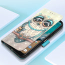 For Nokia G50 3D Painting Horizontal Flip Leather Case(Grey Owl)