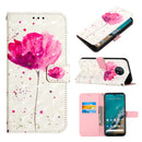 For Nokia G50 3D Painting Horizontal Flip Leather Case(A Flower)