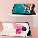 For Nokia G50 3D Painting Horizontal Flip Leather Case(A Flower)