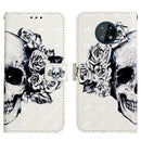 For Nokia G50 3D Painting Horizontal Flip Leather Case(Skull)