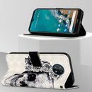 For Nokia G50 3D Painting Horizontal Flip Leather Case(Skull)