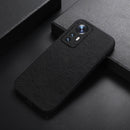 For Xiaomi 12 / 12X Falette Texture PU Shockproof Phone Case(Black)