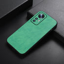 For Xiaomi 12 / 12X Falette Texture PU Shockproof Phone Case(Green)
