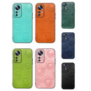 For Xiaomi 12 Pro Sunflower Pattern PU Shockproof Phone Case(Baby Blue)