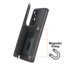 For Xiaomi 12 Mandala Embossed Card Slots Magnetic Phone Case(Black)