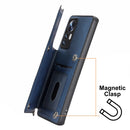 For Xiaomi 12 Pro Mandala Embossed Card Slots Magnetic Phone Case(Blue)