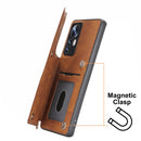 For Xiaomi 12 Pro Mandala Embossed Card Slots Magnetic Phone Case(Brown)