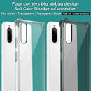 For Sony Xperia 10 IV imak All-inclusive Shockproof Airbag TPU Case with Screen Protector(Transparent Black)