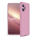 For OPPO Realme 9 Pro+ GKK Three Stage Splicing Full Coverage PC Case(Rose Gold)