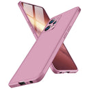 For OPPO Realme 9 Pro+ GKK Three Stage Splicing Full Coverage PC Case(Rose Gold)
