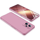 For OPPO Realme 9 Pro+ GKK Three Stage Splicing Full Coverage PC Case(Rose Gold)