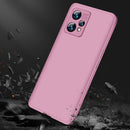 For OPPO Realme 9 Pro+ GKK Three Stage Splicing Full Coverage PC Case(Rose Gold)