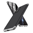 For Xiaomi Redmi Note 11 Pro 4G / 5G Global GKK Three Stage Splicing Full Coverage PC Case(Black Silver)