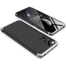 For Xiaomi Redmi Note 11 Pro 4G / 5G Global GKK Three Stage Splicing Full Coverage PC Case(Black Silver)