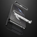 For Xiaomi Redmi Note 11 Pro 4G / 5G Global GKK Three Stage Splicing Full Coverage PC Case(Black Silver)