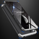For Xiaomi Redmi Note 11 Pro 4G / 5G Global GKK Three Stage Splicing Full Coverage PC Case(Black Silver)