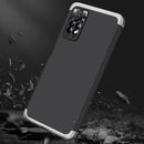 For Xiaomi Redmi Note 11 Pro 4G / 5G Global GKK Three Stage Splicing Full Coverage PC Case(Black Silver)