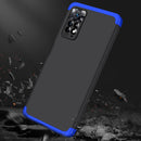 For Xiaomi Redmi Note 11 Pro 4G / 5G Global GKK Three Stage Splicing Full Coverage PC Case(Black Blue)