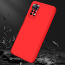 For Xiaomi Redmi Note 11 Pro 4G / 5G Global GKK Three Stage Splicing Full Coverage PC Case(Red)