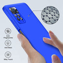 For Xiaomi Redmi Note 11 Pro 4G / 5G Global GKK Three Stage Splicing Full Coverage PC Case(Blue)