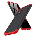 For Xiaomi Redmi Note 11 Pro 4G / 5G Global GKK Three Stage Splicing Full Coverage PC Case(Black Red)