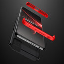 For Xiaomi Redmi Note 11 Pro 4G / 5G Global GKK Three Stage Splicing Full Coverage PC Case(Black Red)