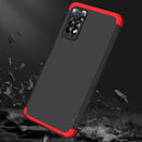 For Xiaomi Redmi Note 11 Pro 4G / 5G Global GKK Three Stage Splicing Full Coverage PC Case(Black Red)