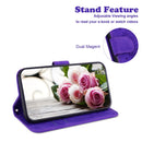 For Xiaomi 12 Pro Butterfly Rose Embossed Leather Phone Case(Purple)