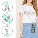 For Nokia G21/G11 Flowers Series TPU Phone Case with Lanyard(Blue Rose)