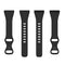 For Fitbit Versa 4 / Versa 3 / Sense Universal TPU Watch Band, Size:S(Black)