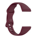 For Fitbit Versa 4 / Versa 3 / Sense Universal TPU Watch Band, Size:S(Wine Red)