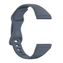 For Fitbit Versa 4 / Versa 3 / Sense Universal TPU Watch Band, Size:S(Blue Grey)